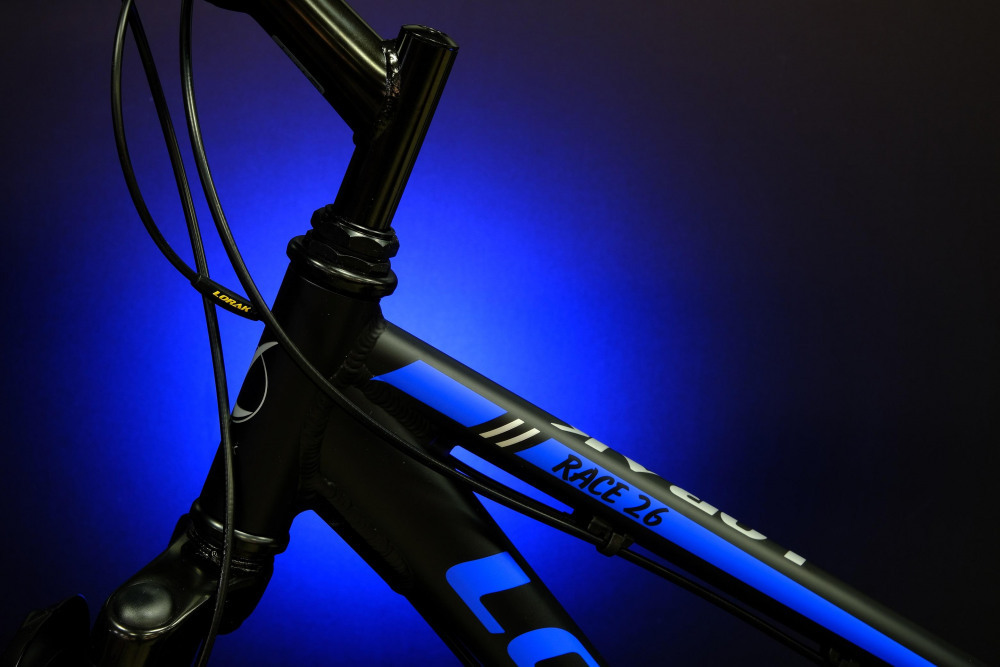 Lorak Race 26 Матовый Чёрный/Синий 13р (на рост 130-148)