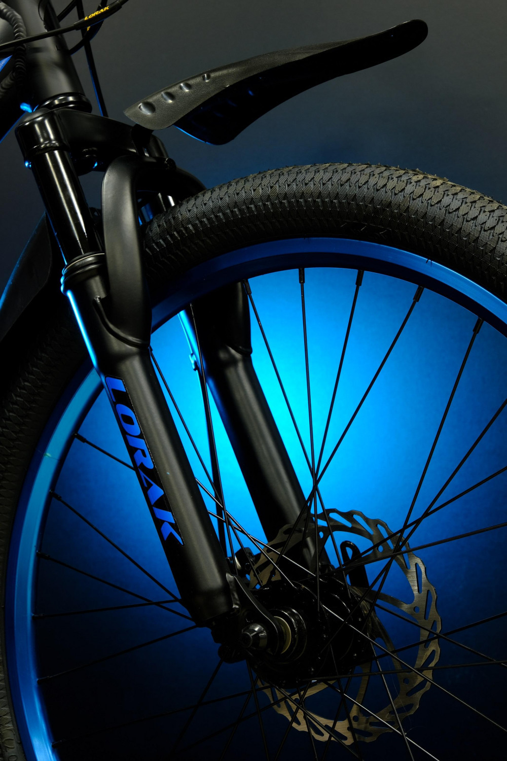 Lorak Dynamic 24 18sp Матовый Чёрный/Синий