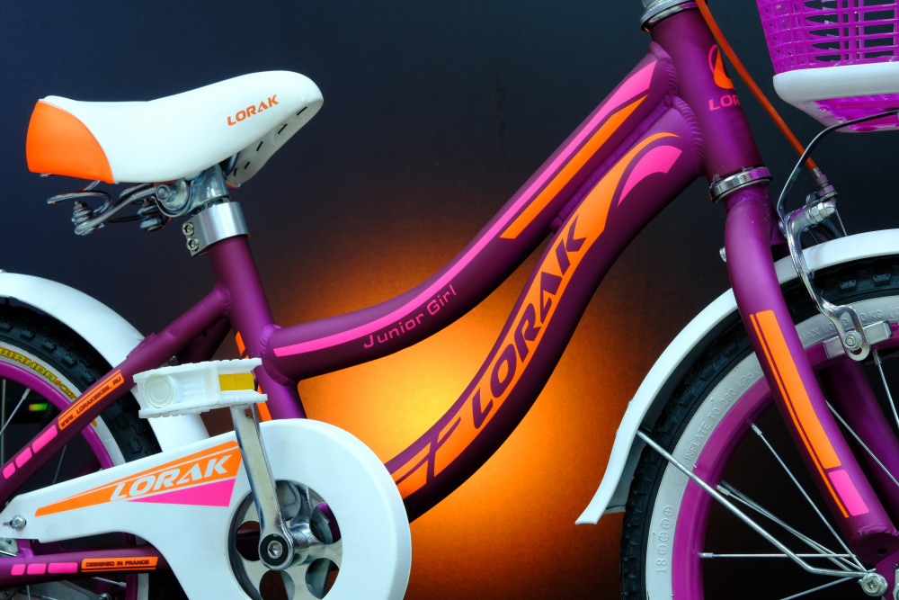 Lorak Junior 16 Girl Матовый Фиолетовый/Оранжевый