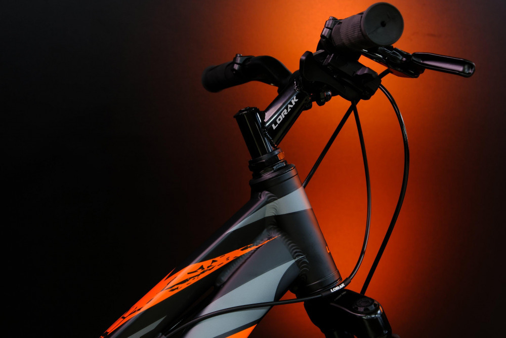 LORAK Safe PLUS 24 Матовый Чёрный/Оранжевый